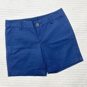 LILLY PULITZER true navy textured Jayne midi shorts 4